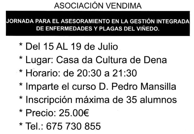 Jornadas para el asesoramiento en plagas del viñedo